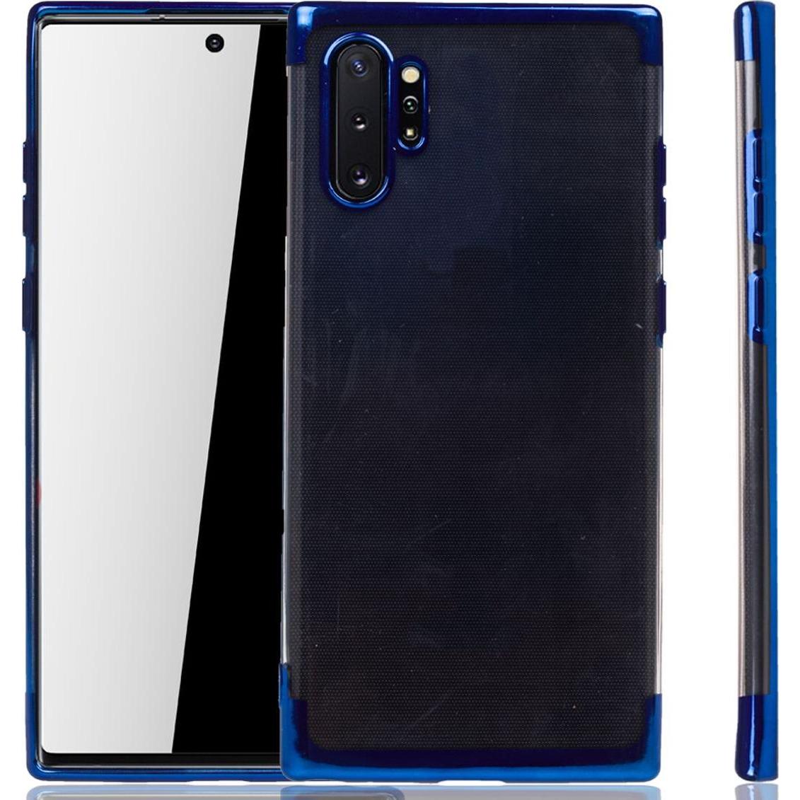 Thumbnail - König Design Handyhülle für Samsung Galaxy Note 10 Plus Case Cover Schutz Schutzhülle Blau (Samsung Galaxy Note 10 Plus)...