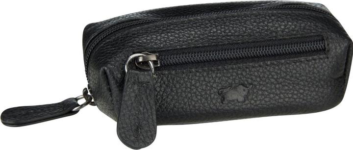 Actual product image Braun Büffel Prato leather key case 9 cm