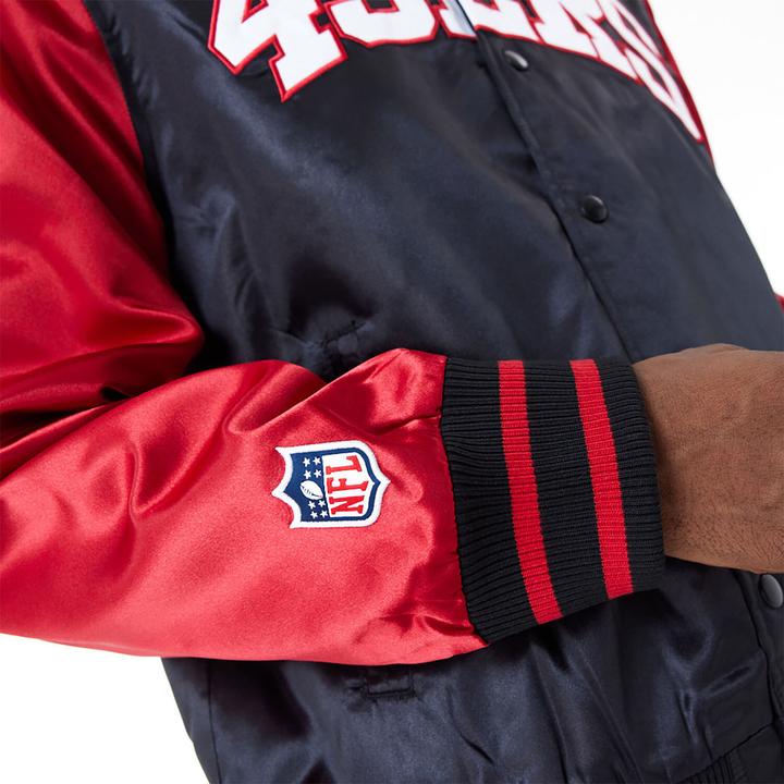 Immagine prodotto New Era Varsity Satine Bomber Veste San Francisco 49ers (S)