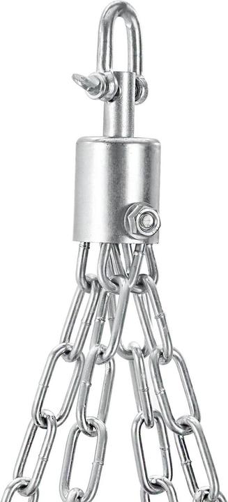 Image du produit Juskys Sac de frappe avec chaîne en acier et mousqueton (30 kg)