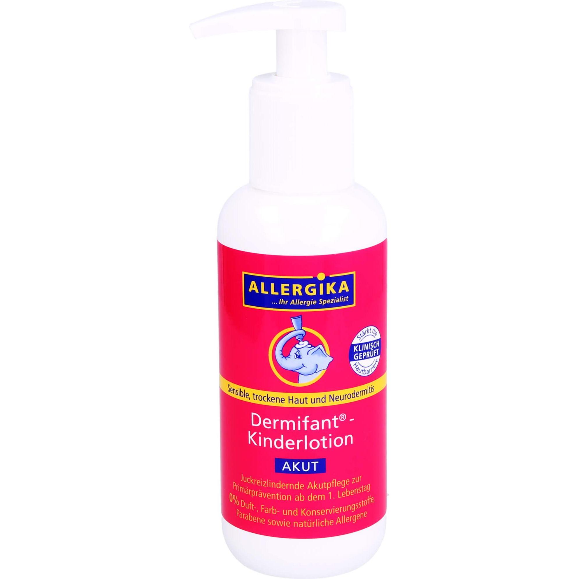 Allergika, Babykörperpflege, Dermifant-Kinderlotion akut, 200 ml Lotion