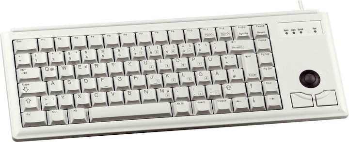 Produktbild CHERRY Compact keyboard with trackball USB EU (Eng. Int., Kabelgebunden)
