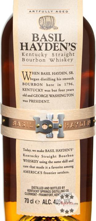 Image du produit Basil Hayden's rectiligne (1 x 70 cl)