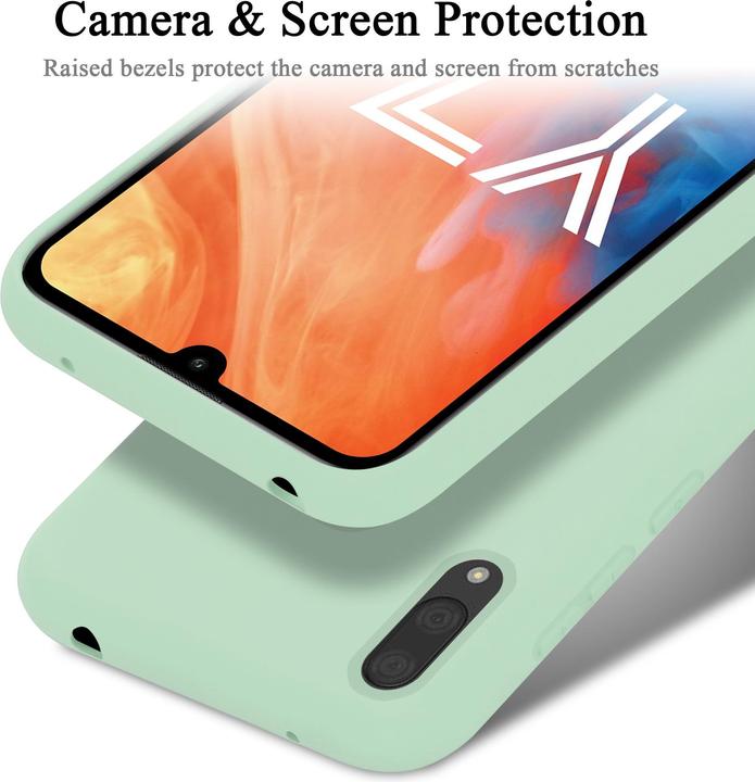 Produktbild Cadorabo TPU Liquid Silicone Case Cover (Huawei Y7 Prime (2019), Huawei Y7 (2019))