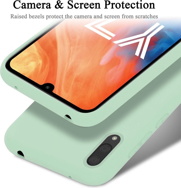Produktbild Cadorabo TPU Liquid Silicone Case Cover (Huawei Y7 Prime (2019), Huawei Y7 (2019))