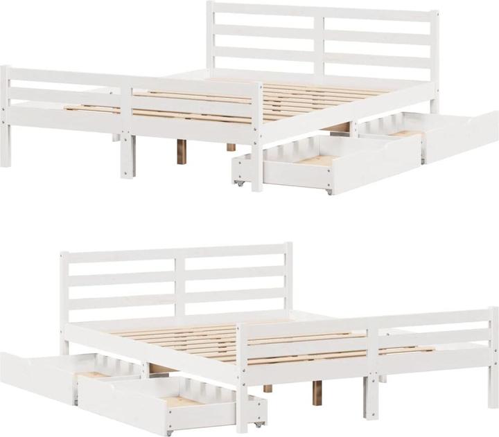 Image du produit vidaXL Bettrahmen (135 x 190 cm)
