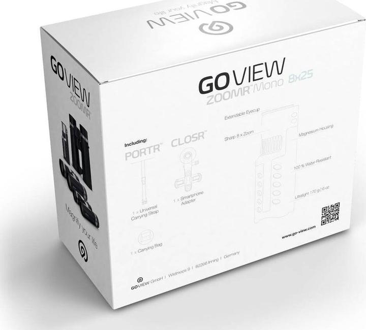 Actual product image GoView ZOOMR HD Miami Blue (8x, 25 mm)