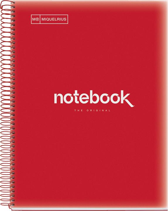 Actual product image Miquelrius Notizbuch 5 A4 120 SQU 90G PP EMOTIONS RED (A4, Dotted)