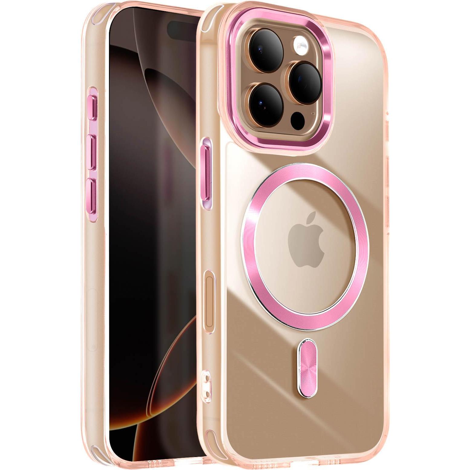 Avizar Cristal Color Case (Apple iPhone 16 Pro Max), Smartphone Hülle, Rosa