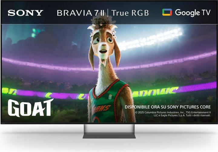 Image du produit Sony K55XR75M2B (55", Bravia 7 II, True RGB, 4K, 2026)