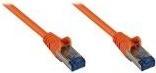 Produktbild Good Connections RNS® Patchkabel mit Rastnasenschutz, Cat. 6A, S/FTP, PiMF, halogenfrei, 500MHz, orange, 0,25m (S/FTP, CAT6a, 0.25 m)