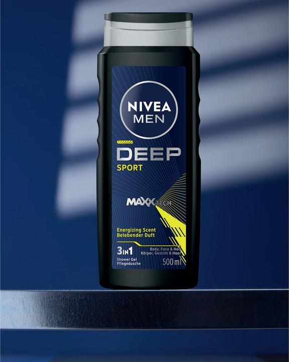Produktbild NIVEA MEN MEN DEEP SPORT Duschgel 500ml (500 ml)