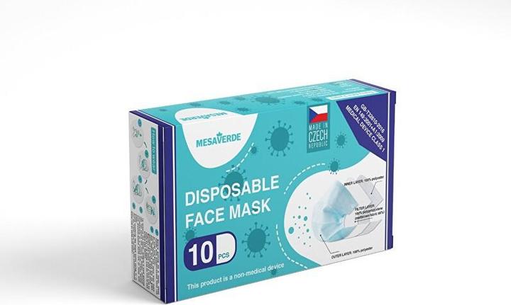 Produktbild Mesaverde Disposable Face Mask (10 Ks)