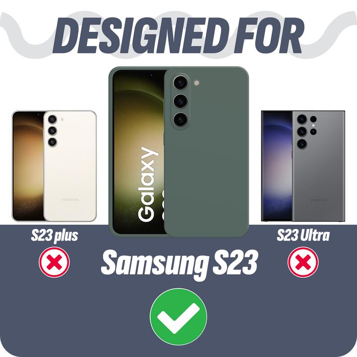 Produktbild Cazy Silikon Hülle Kompatibel mit Samsung Galaxy S23 - Soft TPU Schutz - (Samsung Galaxy S23)