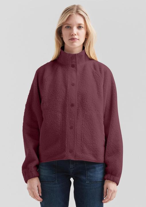 Produktbild s.Oliver Sweatshirt Weiche Teddyfleece-Jacke mit Druckknöpfen (S)