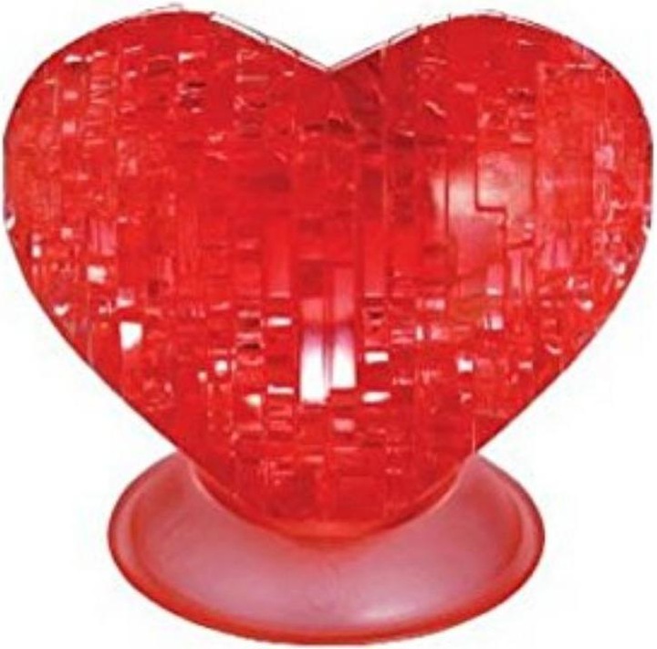 Actual product image HCM Kinzel 3D Crystal Heart (46 pieces)