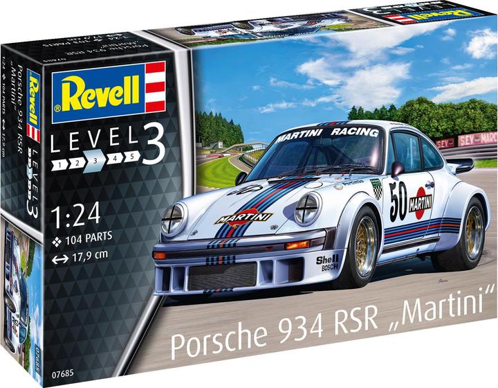 Actual product image Revell 124 Porsche 934 RSR Martini