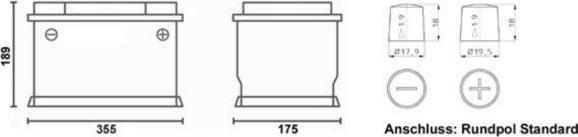 Actual product image Bulltron Polar (12.80 V, 165 Ah)