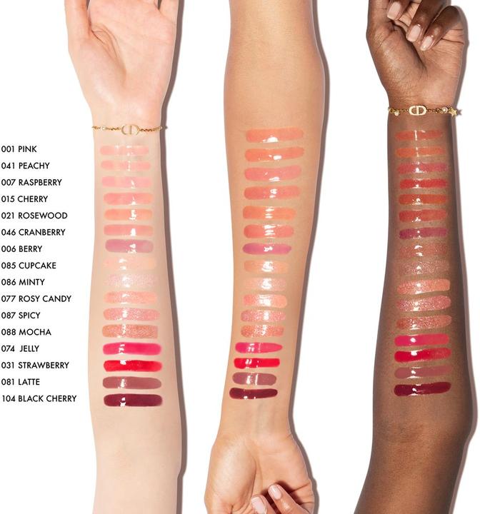Actual product image Dior Addict Lip Glow Oil Hydrating Lip Oil 24h 3 Ultrashiny Finishes 041 Peachy (Lip oil, 6 ml)
