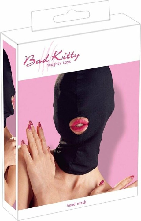 Actual product image Bad Kitty Head mask with mouth opening
