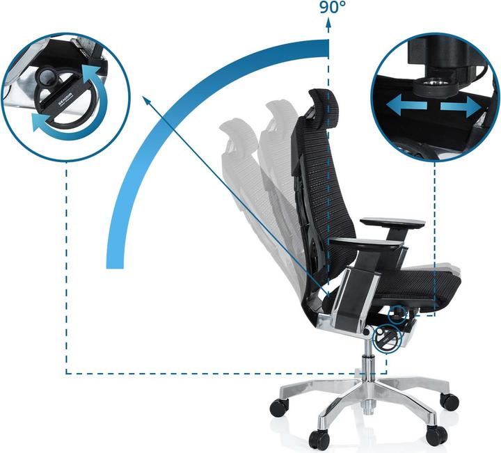 Produktbild Hjh Office Genidia Pro (47 - 57 cm)