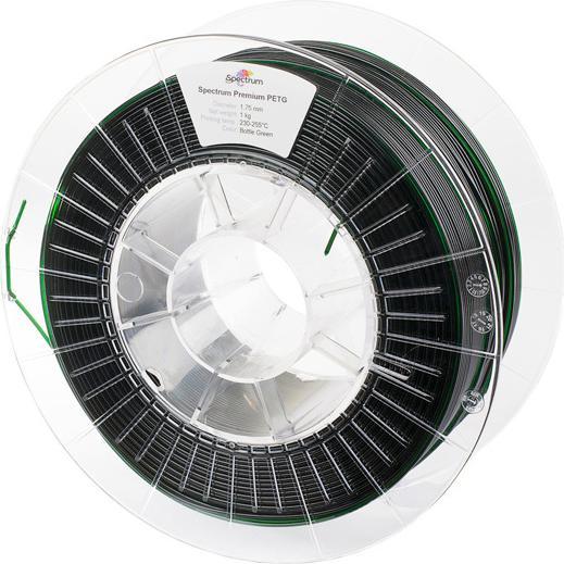Image du produit Filament / PETG / BOTTLE GREEN / 1,75 mm / 1 kg (PETG, 1.75 mm, 1000 g, Vert)
