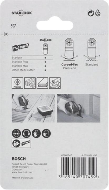 Actual product image Bosch Professional Zubehör BiM plunge cut saw blade AIZ 65 BSB
