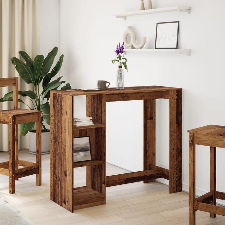 Produktbild VidaXL Bartisch mit Regal -Optik