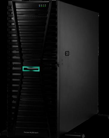 Actual product image HPE ProLiant ML350 Gen11 Intel Xeon Silver 4514Y 2.0GHz 16c 1P 64GB-R 8SFF MR408i-o 2x2.4TB HDD 2x10 (64 GB, Tower Server)
