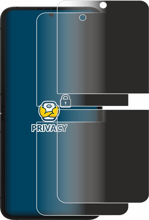 Produktbild BROTECT Sichtschutzfolie Anti-Spy Privacy Folie Blaulicht-Schutz (2 Stück, Samsung Galaxy Z Flip7 FE)
