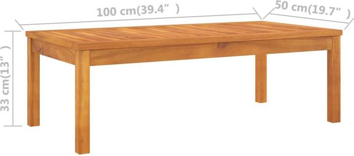 Image du produit vidaXL Garten Couchtisch