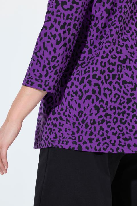 Produktbild Ulla Popken T-Shirt, A-Linie, V-Ausschnitt, 3/4-Arm (50, 52)