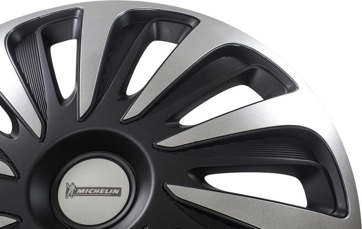 Immagine prodotto Michelin 9123, 40,6 cm (16"), Acrilonitrile butadiene stirene (ABS), Nero, Argento, Qualsiasi marca, Windo (4 pz., 16")