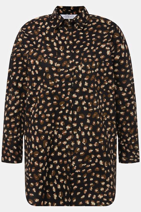 Immagine prodotto Studio Untold Camicia dal taglio oversize con collo da camicia, maniche lunghe e stampa leopardata (46, 48)