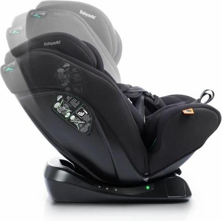 Immagine prodotto Babyauto Baby Car Lolo Autositz |Isiz |40-150 cm |0-12 Jahre 0-36 kg |Gruppe 1 2 3 |Schwarzer Autositz (Seggiolino per bambini)