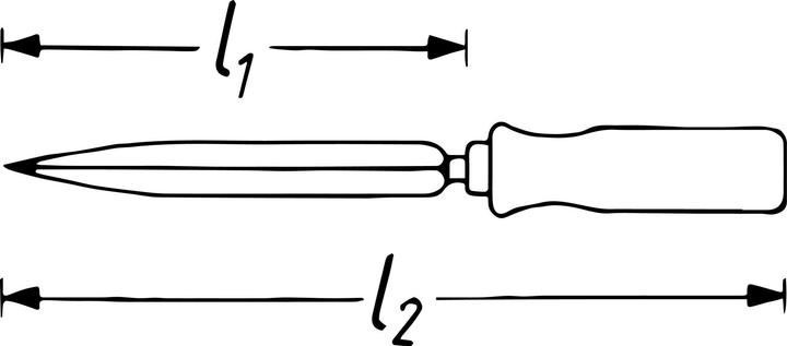 Produktbild HAZET Dreikant-Hohlschaber 821-1 ∙ 260 mm