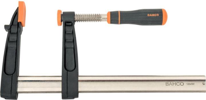 Produktbild Bahco Schraubzwinge mit gummiertem Griff, 600 x 120 mm (600 mm)
