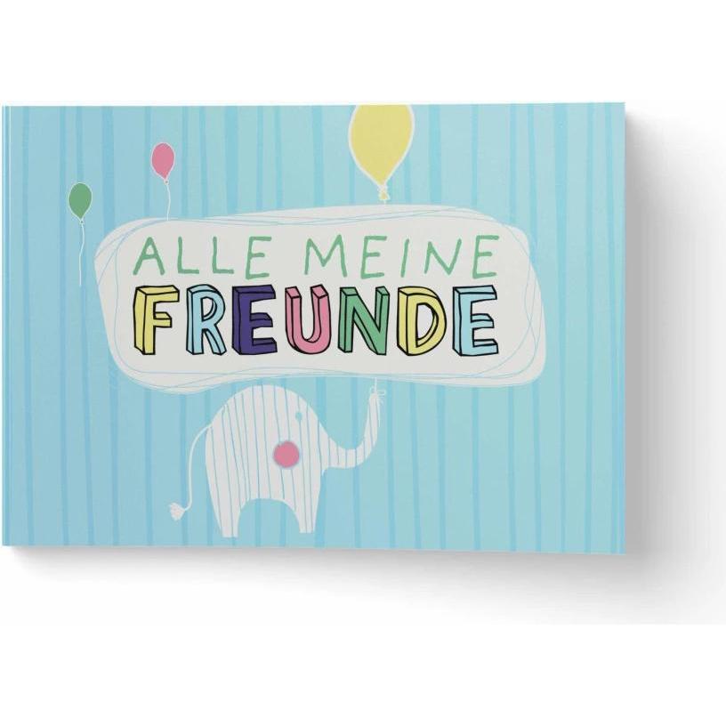 Alle meine Freunde Hochwertiges Freundebuch für Mädchen und Jungen zum Ausfüllen und Ausmalen, Kinderbücher von Lisa Wir...