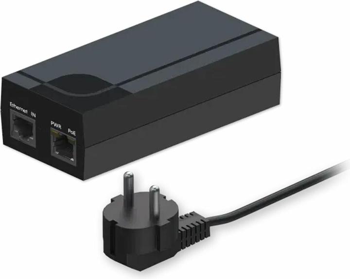 Produktbild Teltonika NETWORKS Single Port Gigabit PoE Injector EU (802.3af (PoE), 15.40 W)