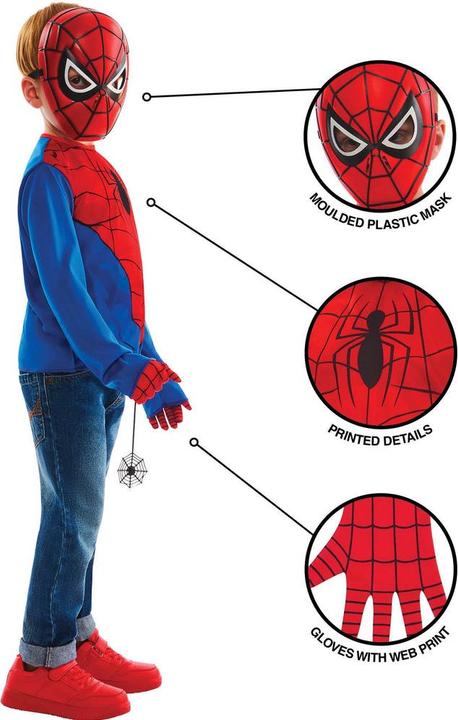 Actual product image Rubies - Spiderman Dress Up Set (104 - 116 cm) (104, 116)