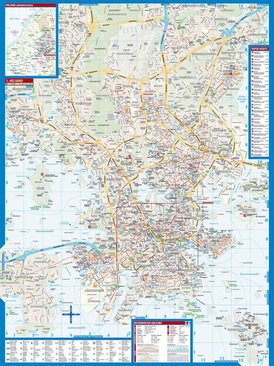 Image du produit Plan de la ville d'Helsinki