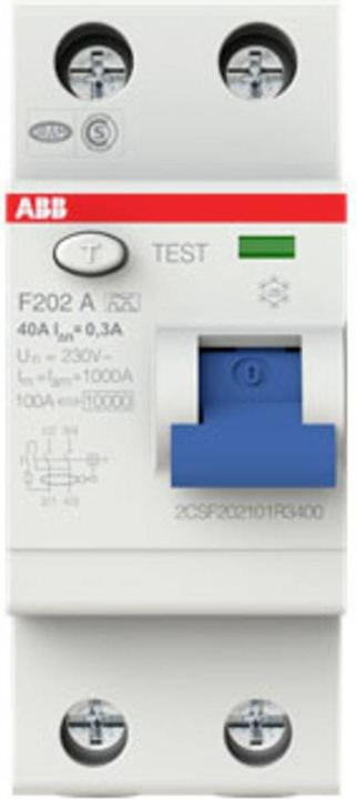 Produktbild ABB FI-Schutzschalter 2-polig 40A/0,3A