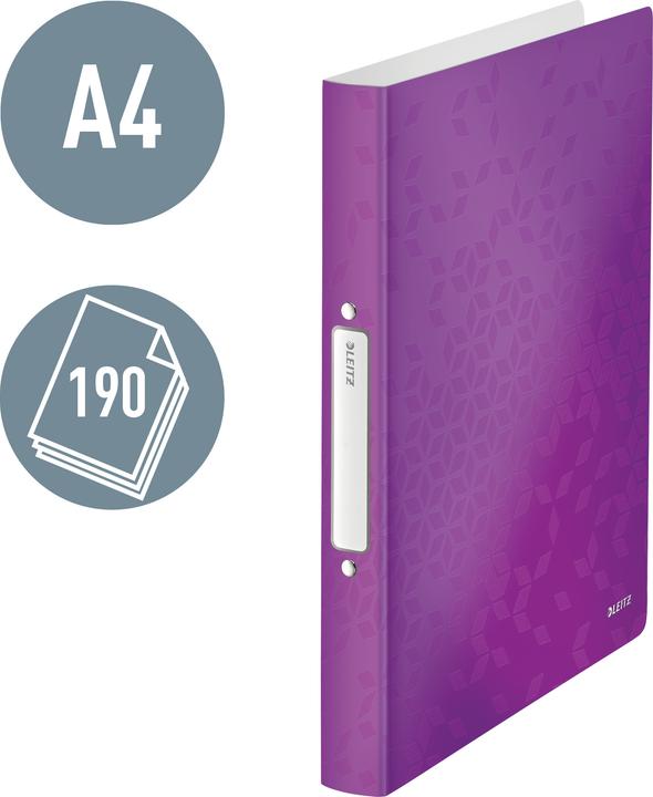 Produktbild Leitz WOW Ringbuch PP A4 2RR/25mm (A4, 32 mm, 1 Stk.)