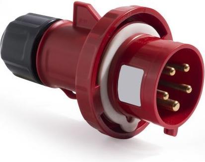 Produktbild RS PRO Leistungssteckverbinder Stecker Rot 3P+N+E