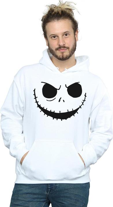 Immagine prodotto Disney Nightmare Before Christmas Jack's Face Bold Felpa con Cappuccio Uomo (4XL)