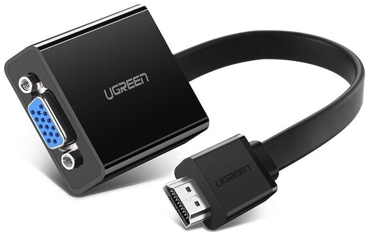 Image du produit Ugreen Adaptateur HDMI vers VGA Convertisseur avec support audio 1080P (HDMI, 16 cm)