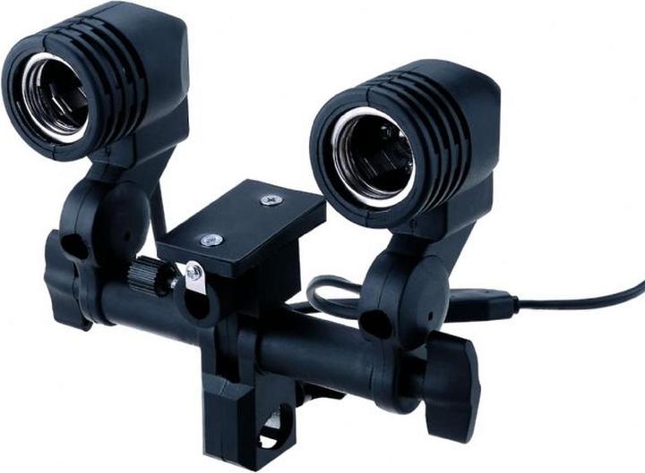 Produktbild Studioking Universelle E27 Lampenhalterung mit 2 Fassungen DLE27D (Leuchtmittel)