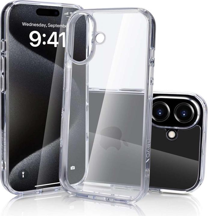 Actual product image Nevox StyleShell SHOCKFlex iPhone 16 transparent (Apple iPhone 16)