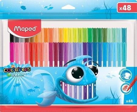 Actual product image Maped Color Peps Ocean Filzstifte 48 Stk. (Multicoloured, 48 x)