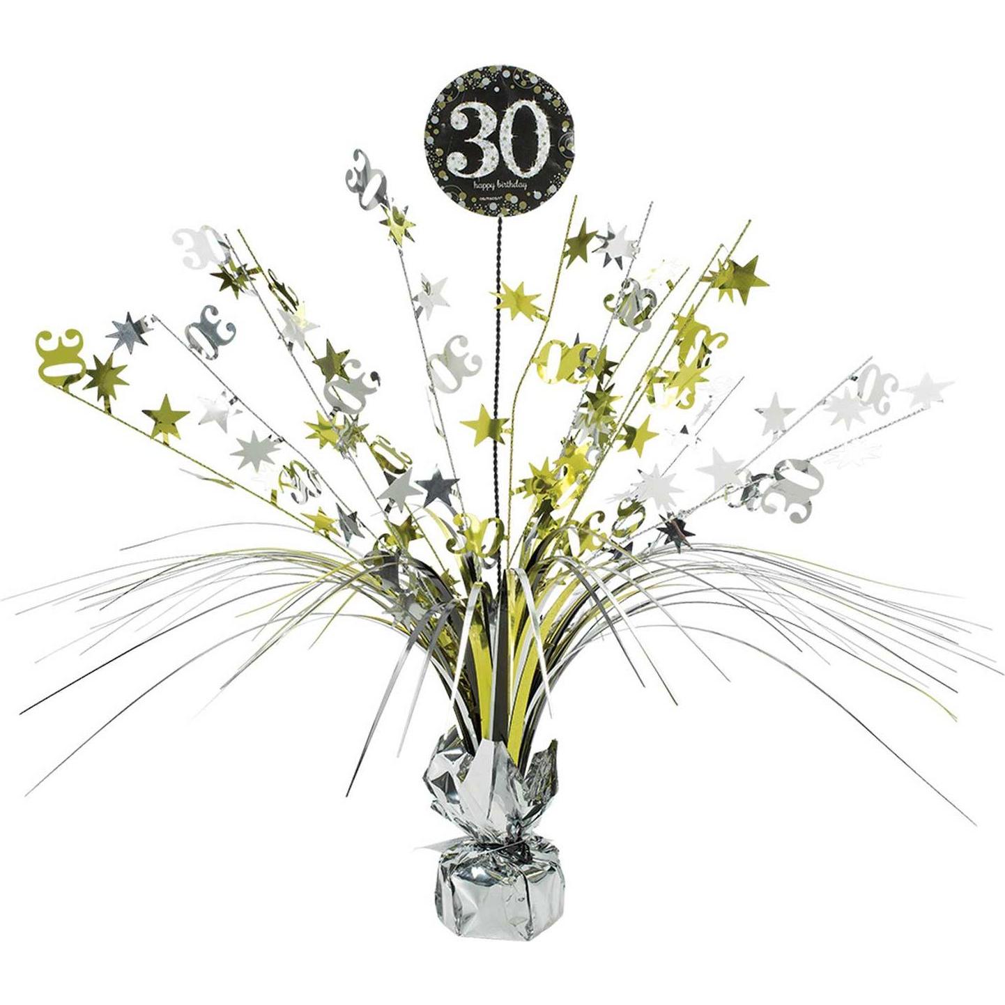 Magni Amscan 9906883 - Partykette Konfetti Birthday 80, 180 x 13,8 cm, Papier, Girlande, Hängedekoration